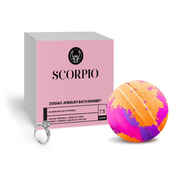 Scorpio Zodiac Jewelry Bath Bomb Sale - Image 3