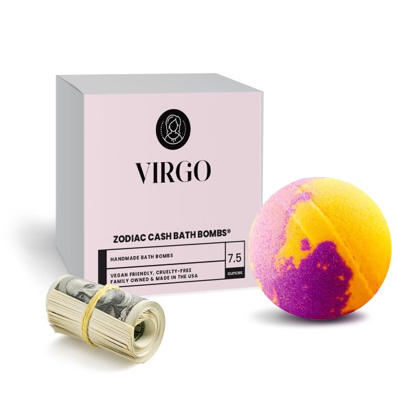 Virgo Zodiac Cash Bath Bomb Online Hot Sale