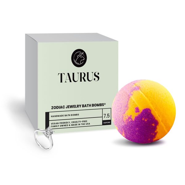 Taurus Zodiac Jewelry Bath Bomb Fashion