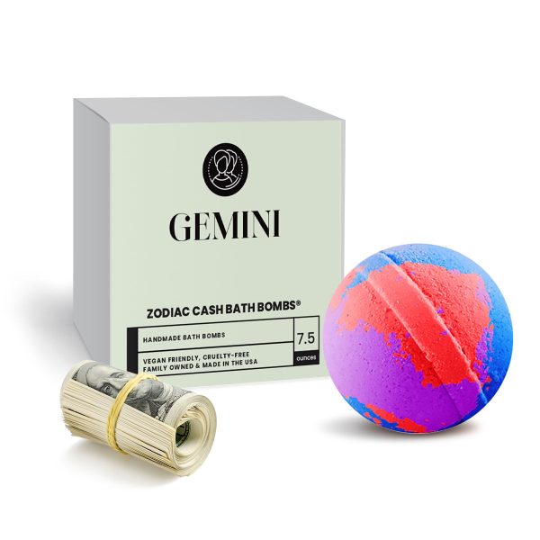 Gemini Zodiac Cash Bath Bomb Online Hot Sale - Image 5