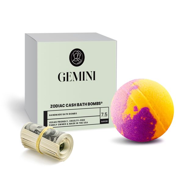 Gemini Zodiac Cash Bath Bomb Online Hot Sale