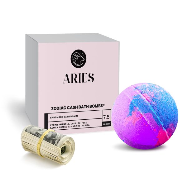 Aries Zodiac Cash Bath Bomb Fashion - Image 2