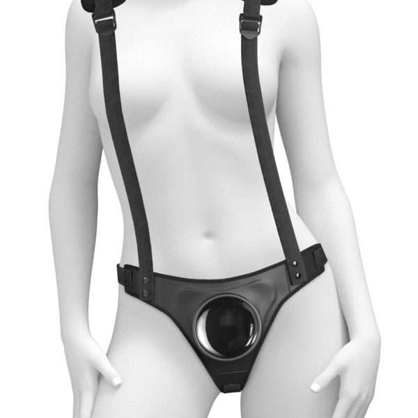 Body Dock Suction Cup Strap-On Suspenders (for Large Dildos) Cheap