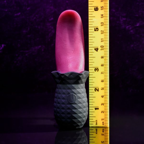 Tongue Teaser Flickering Realistic Red Tongue Vibrator For Discount - Image 2