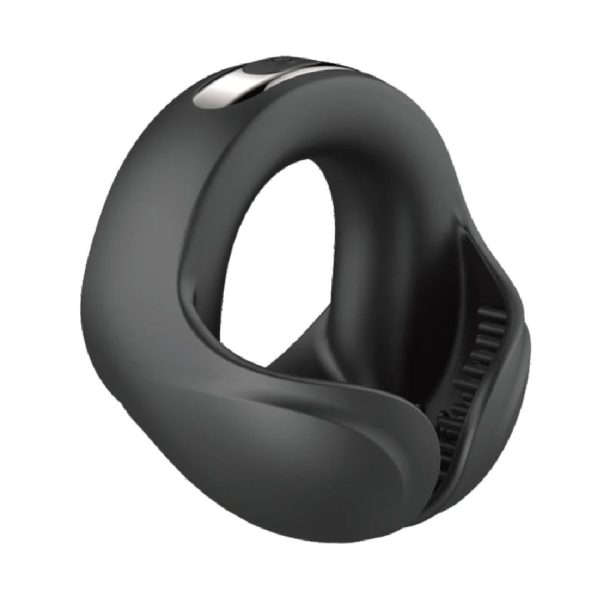 Cockpower Scrotum Hugger Vibrating Black Cock Ring Hot on Sale - Image 2