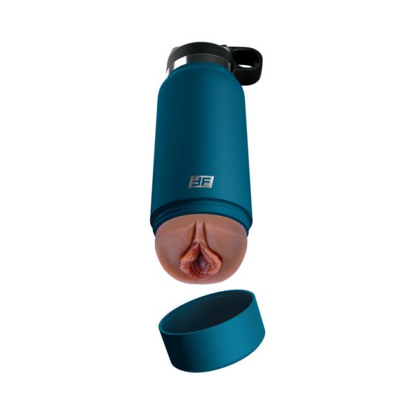 Fuck Flask Private Pleaser Pussy Stroker Disguised as a Water Bottle - Chocolate For Cheap