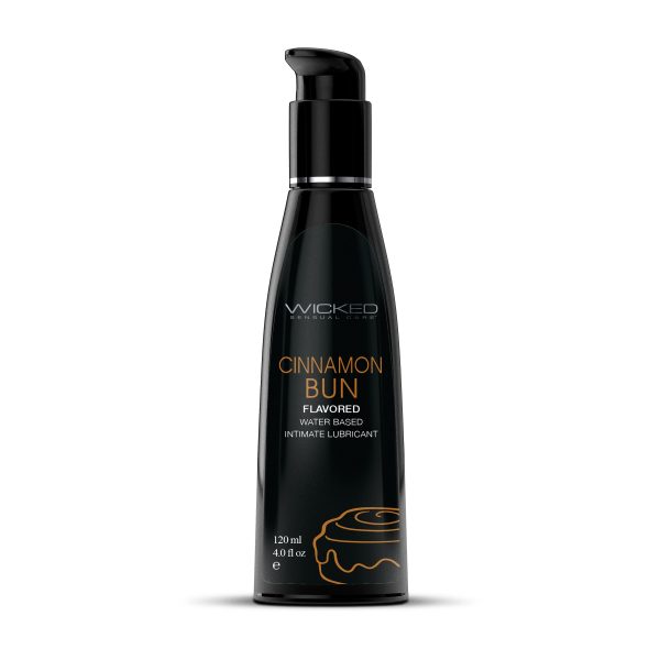 Wicked Aqua Cinnamon Bun Flavored Water Based Lubricant Cheap