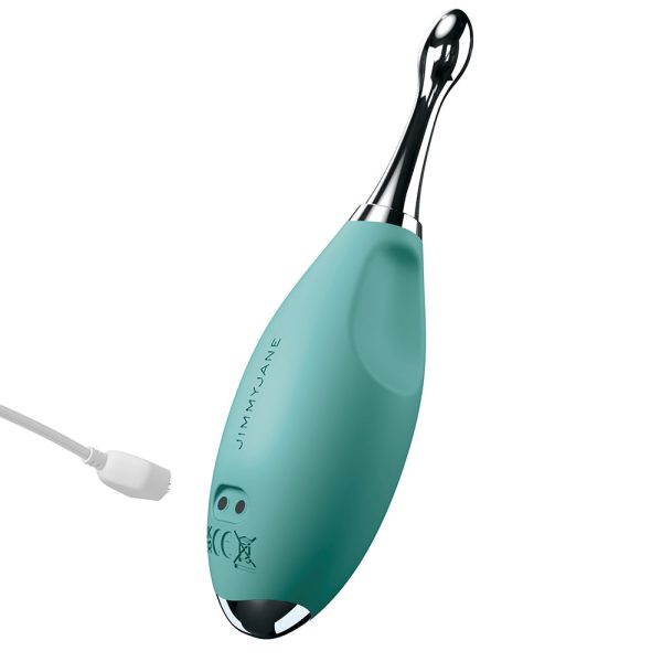 Jimmyjane Focus Pro Pinpoint Tip Clitoral Vibrator with 2 Head Attachments Supply - Image 5