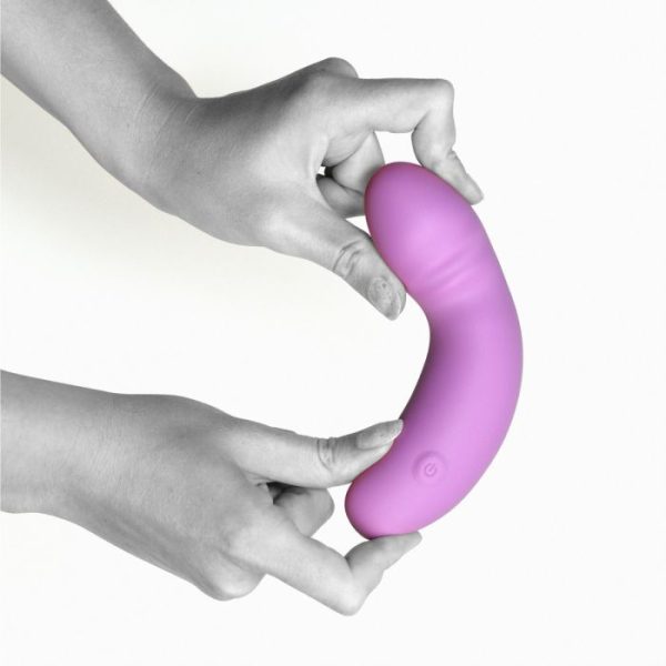 The Glee Spot Ultra Soft First Time Flexible Silicone Vibrator - Purple on Sale - Image 2