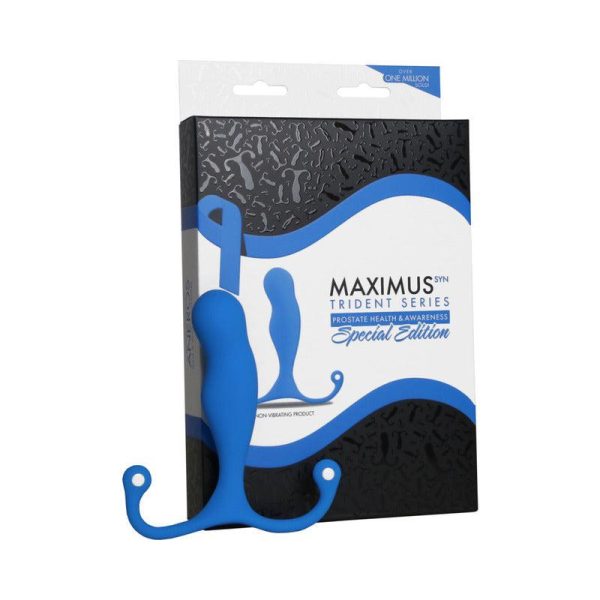Aneros Maximus Trident SYN Special Edition Blue Hands-Free Prostate Stimulator Sale - Image 2
