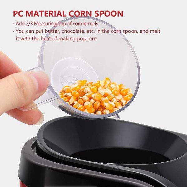 Complete Cuisine Electric Hot Air Popper No Oil Needed, White on Sale - Image 3