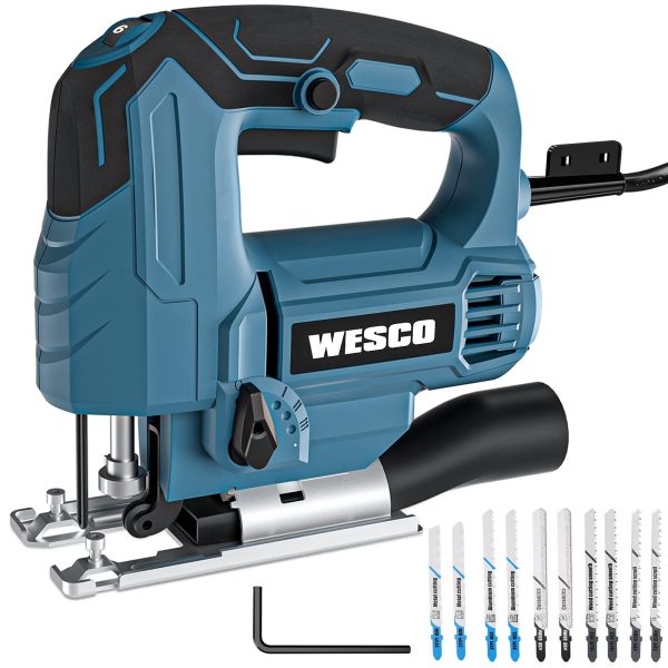 WESCO 4.5Amp Electric Jig Saw Tool with 6 Variable Speeds Cheap