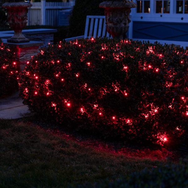 Touch Of Eco 125 Solar Powered LED String Lights, 68 Feet - Red on Sale - Image 5