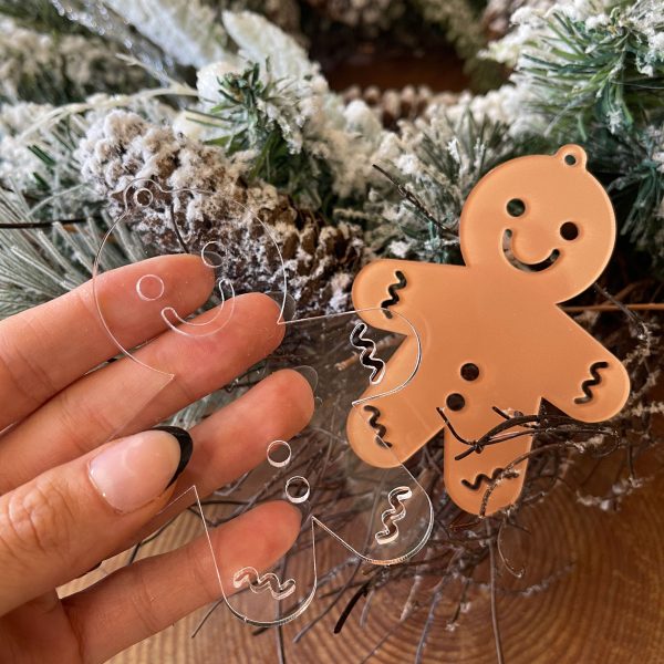 Gingerbread Man Blank | Brown Discount - Image 4