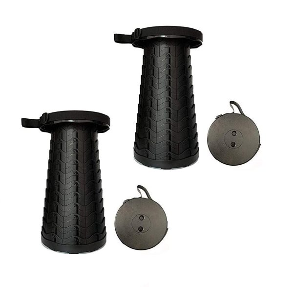 Neat-Living Telescopic Portable Folding Stool, 2 Pack For Sale
