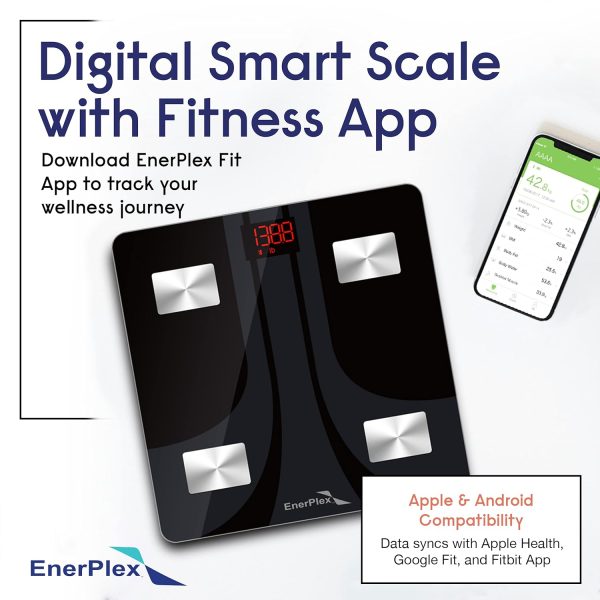 EnerPlex Scale for Body Weight, 2 Pack Online Sale - Image 2