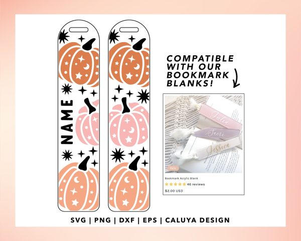 Bookmark Template SVG | Mystic Pumpkin SVG Cheap