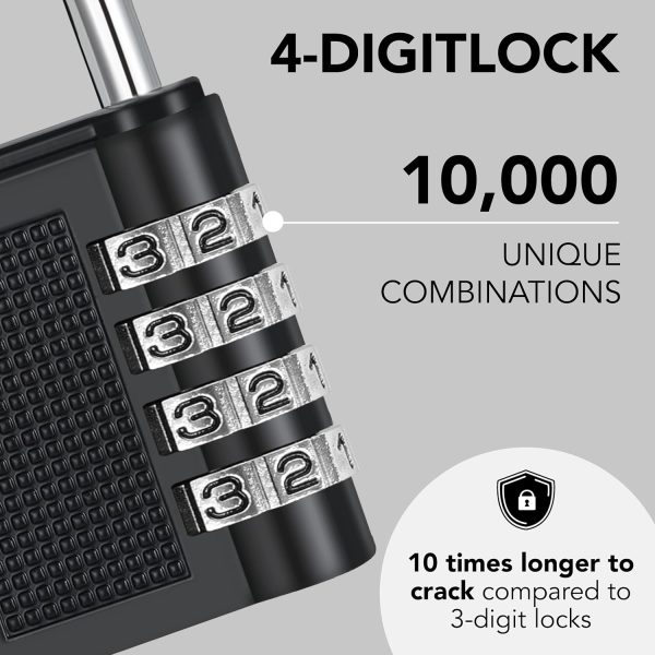 Desired Tools Padlock 4 Digit Combination Lock For Discount - Image 3