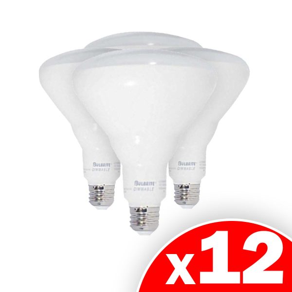 Bulbrite LED Reflector Flood Retrofit 15 watt - 120 volt - BR40 - Medium Screw (E26) Base - 2,700K - Warm White - Dimmable, 12 Packs of 4 on Sale