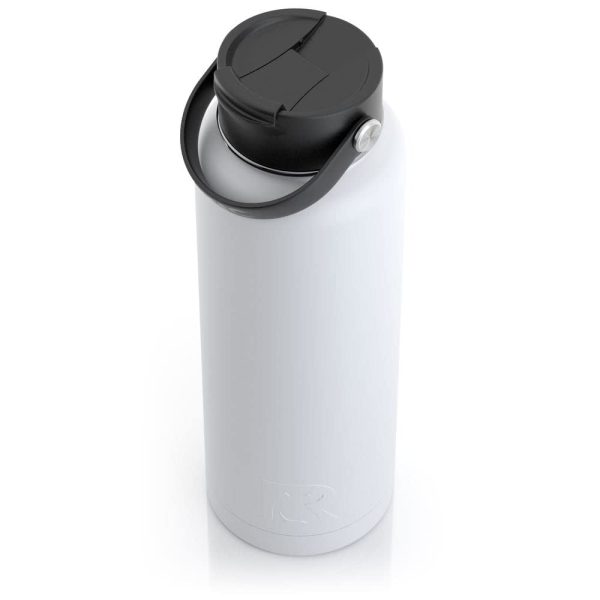 RTIC 40 oz Vacuum Insulated Water Bottle, Metal Stainless Steel Double Wall Insulation, BPA Free Reusable, Leak-Proof Thermos Flask for Hot and Cold Drinks, Travel, Sports, Camping, Chalk For Sale - Image 3