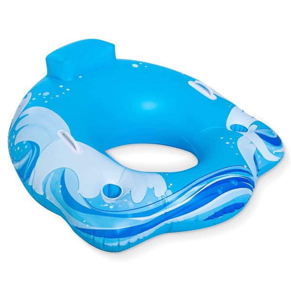 JOYIN Inflatable Pool Lounger, Pool Float for Swimming Pool Party Decorations, Inflated Size 44 x 42 on Sale