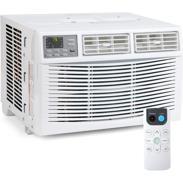 Cool Living 12,000 BTU, 115V, Air Conditioner with Remote, Auto-Restart, 3 Cooling & Fan Speeds, Energy Saver, White Online now