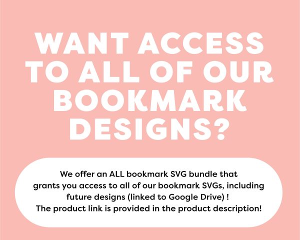 [ Digital File ] Bookmark Template SVG | Disco Apple SVG Sale - Image 5