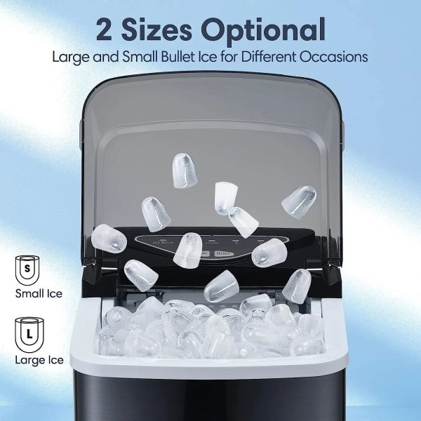 Trustech 26LB Self-Cleaning Quiet Compact Portable Ice Maker Machine Online - Image 3