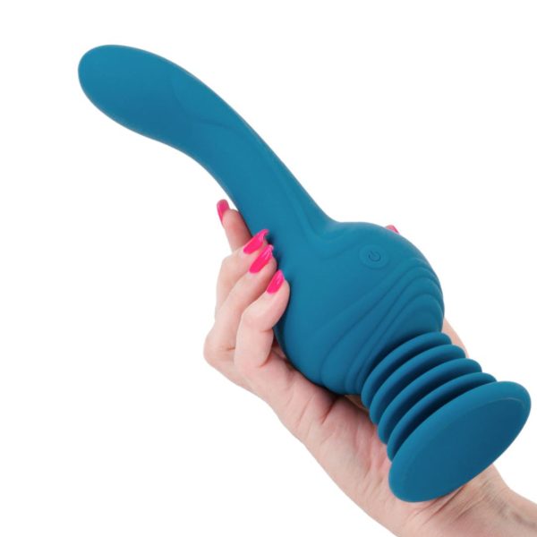 Earthquake Thrusting Shaking Gyrating Vibrating Dildo with Remote Online Hot Sale