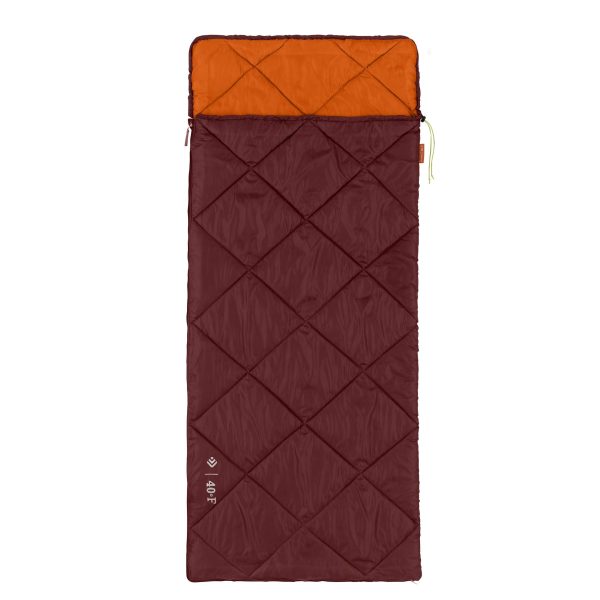 Outdoor Products 40F Sleeping Bag with Pillow Pad Regular Length Extra-Long Cheap