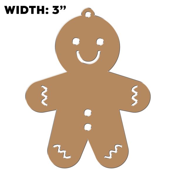 Gingerbread Man Blank | Brown Discount - Image 5