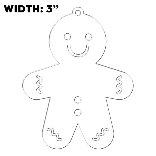 Gingerbread Man Blank | Clear Supply - Image 5
