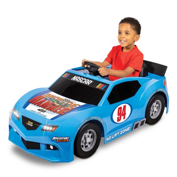 NASCAR 6V Champion Racer, Powered Ride-on with Toy Engine and Tools, Max Speed 3 mph on Sale
