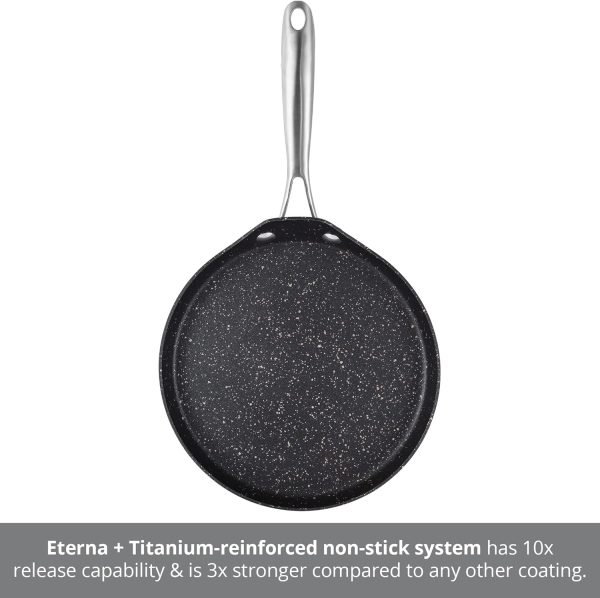 Vital by MasterPRO - 9.5  Forged Aluminum Titanium-Reinforced Non-Stick Griddle For Sale - Image 2