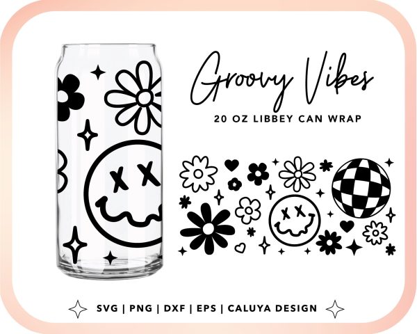 20oz Libbey Can Cup Wrap | Y2K Vibes For Sale