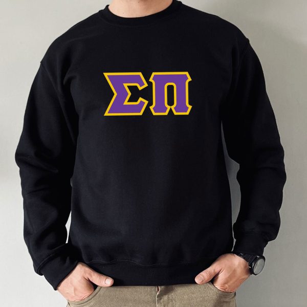Sigma Pi Custom Twill Crewneck Sweatshirt Online Hot Sale