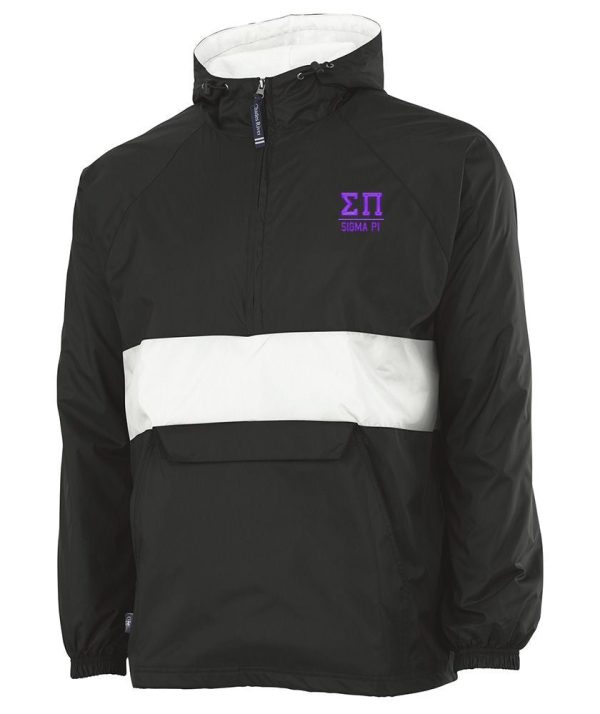 Sigma Pi Greek Letter Windbreaker Pullovers Cheap