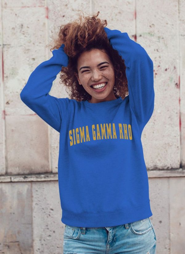 Sigma Gamma Rho Letterman Sweatshirt Sale